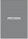 Blok A4/80K Narcisuss kropki szary (6szt)