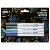 Pisaki metaliczne Kidea A, 5 kolorów (PMA5KKA)