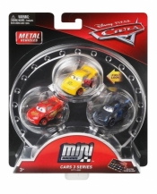 Auta. Mini Racers 3-pak - Auta