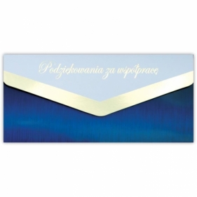 Karnet-koperta Podziękowanie za wspópracę