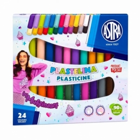 Plastelina Muffinaart, 24 kol.