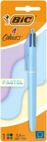  Długopis BIC 4 Colours Pastel blister 1 szt.mix