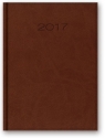 Kalendarz 2017 A5 21D Vivella brązowy
