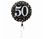 Balon foliowy Sparkling Birthday 50 43cm