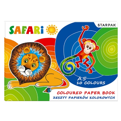 Papier kolorowy A5/10k Safari 352952