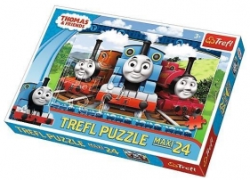 Wesołe lokomotywy - puzzle maxi 24 (14231)