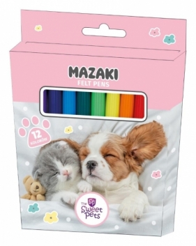 Mazaki The Sweet Pets 12 kolorów