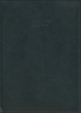 Kalendarz 2017 KKA-4TL książkowy Lux zielony