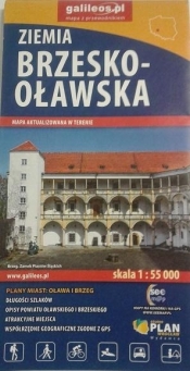 Mapa - Ziemia Brzesko-Oławska 1:55 000 - Opracowanie zbiorowe
