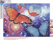 Mozaika diamentowa 5D 30x40cm Butterflies 89631