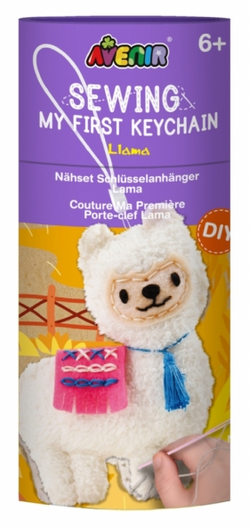 Uszyj brelok do kluczy - Lama (CH1631)