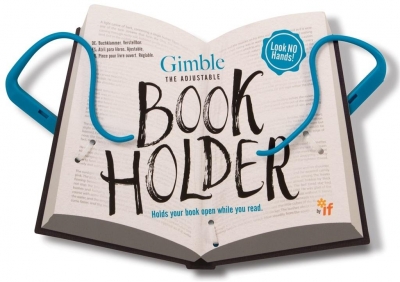 Gimble Book Holder - niebieski uchwyt do książki lub tabletu