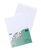 Koperta Bantex B4 HK - biała, 25 szt