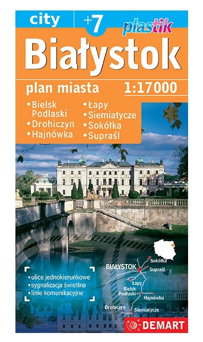 Białystok plus 7 1:17 000 plan miasta