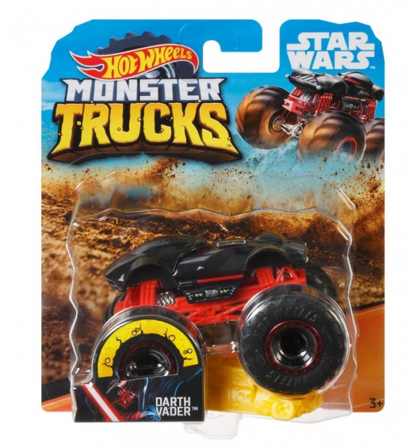 Hot Wheels Monster Truck: Pojazd 1:64 - Darth Vader (FYJ44/GGT46)