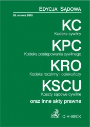 Kodeks cywilny Kodeks postępowania cywilnego Kodeks rodzinny i opiekuńczy Koszty sądowe cywilne - <br />