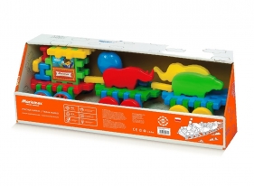 Klocki konstrukcyjne - Pociąg Mario, 46 el. (901311)