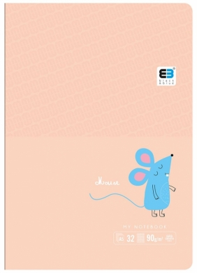 Zeszyt A5/32 kartkowy w kolorową linię B&B Kids Pastel (394015)