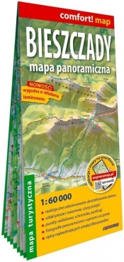 Comfort! map Bieszczady mapa panoramiczna 1:60 000 - Opracowanie zbiorowe