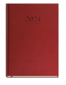 Kalendarz Uniwersalny 2024, A4 - bordowy (T-218V-B)