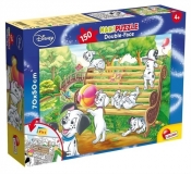Puzzle dwustronne maxi 101 Dalmatyńczyków 150 (48311)