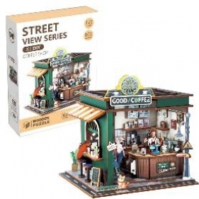 Uliczny zakątek 3D - Kawiarenka, 138el.