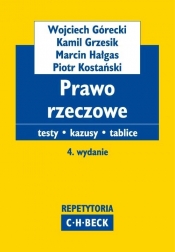 Prawo rzeczowe Testy Kazusy Tablice