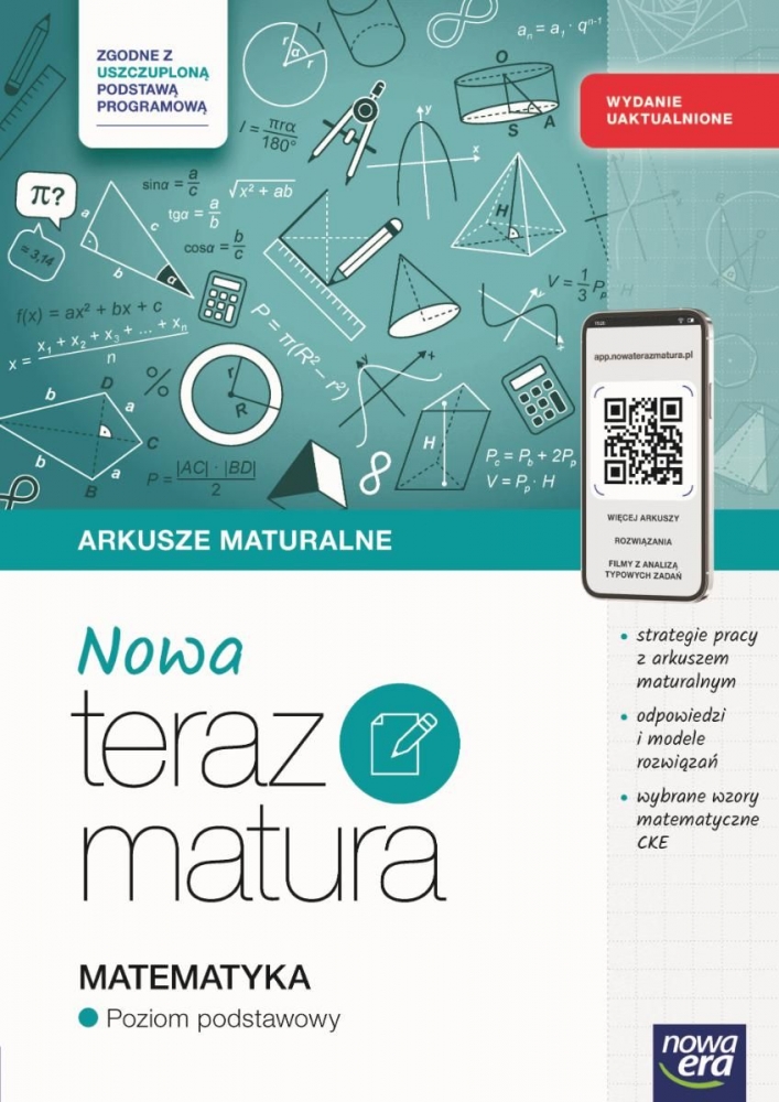 <img src='https://webimage.pl/pics/312/3/d9788326753312.jpg' style='height:440px' /> NOWA Teraz matura 2027. Matematyka. Arkusze maturalne z materiałami cyfrowymi