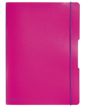 Notatnik my.book Flex A4/2x40k linia, kratka - różowy (11361474)