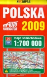 Polska 2009 mapa samochodowa
