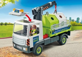 Playmobil City Action: Samochód ciężarowy z kontenerami na szkło (71431)