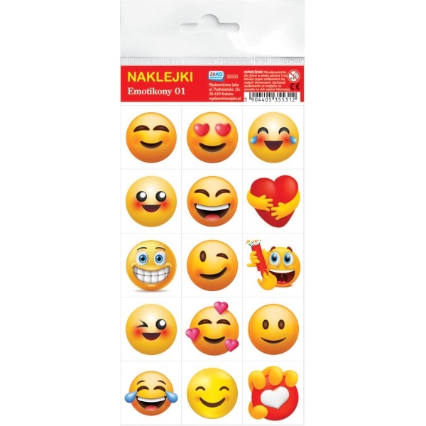 Naklejki. Emotikony