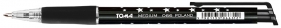 Długopis medium 1mm automatyczny - czarny
