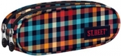 Saszetka Chequered, bez wyposażenia, dwukomorowa