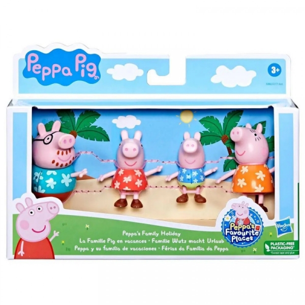 Zestaw figurek Świnka Peppa Rodzinne wakacje (F2171/F8082)