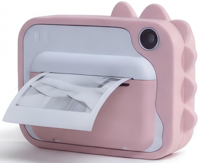 <img src='https://webimage.pl/pics/313/0/d5207244010313.jpg' style='height:440px' /> Aparat z drukarką termiczną + karta 32GB, pink