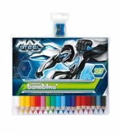 Kredki bambino w oprawie drewnianej 18 kolorów Max Steel - <br />