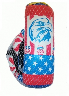 Worek bokserski 42cm + rękawice