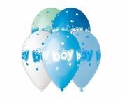 Balon gumowy Godan Premium Hel Its a Boy 33 cm / 5 szt. (GS120/943)