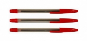 Długopis Stick czerwony (50szt)