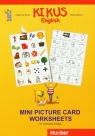 Kikus English Mini picture card worksheets for vocabulary building