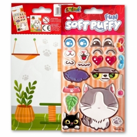 Naklejki puffy Fun with Kitty