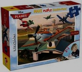 Puzzle Planes dwustronne, maxi 2w1 108 elementów