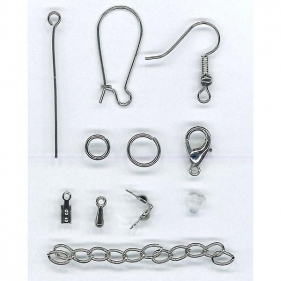 Akcesoria do biżuterii srebrne 191el