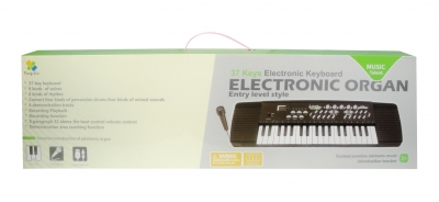 Instrument muzyczny organki 37 kl. z mikrofonem + ładowarka