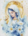 Diamentowa mozaika - Maryja Niebiańska 40x50cm