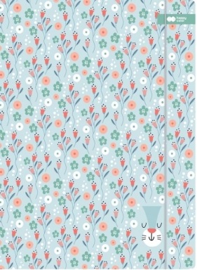 Happy Color, Teczka kartonowa z gumką 24x31cm - Floral Art