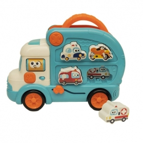 Laweta - sorter kształtów ze zjeżdżalnią (128313)