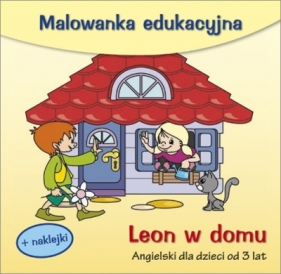 Leon w domu. Malowanka edukacyjna - Opracowanie zbiorowe