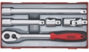 Zestaw pokrętła zapadkowego z chwytem 1/2" TENGTOOLS TT1205 (03570108)